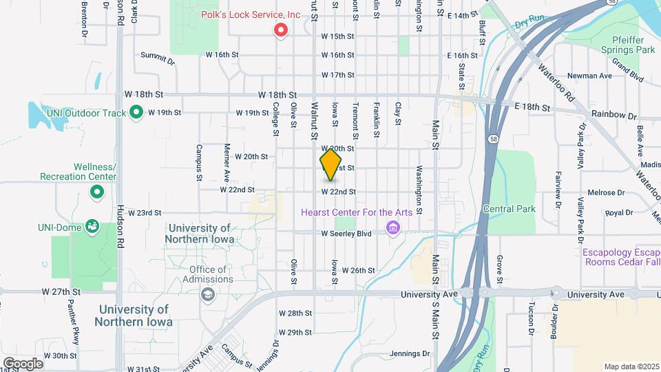 603 W 22nd St Map and Location Details