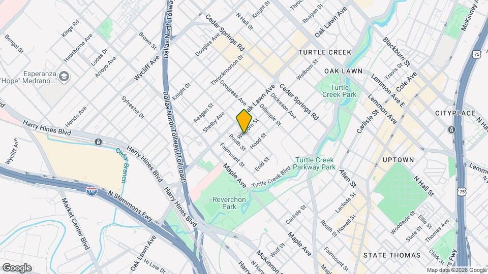 3633 Brown St Mapa y Detalles de la Ubicación