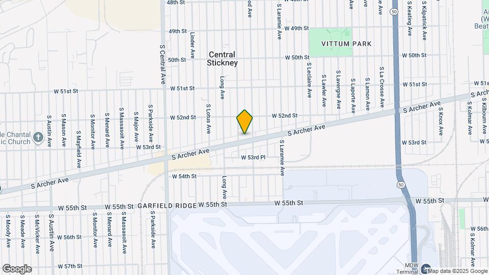 5738 S Archer Ave Map and Location Details