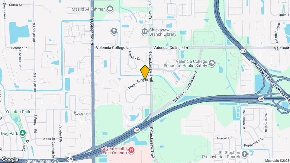 7934 Winter Song Dr Map and Location Details