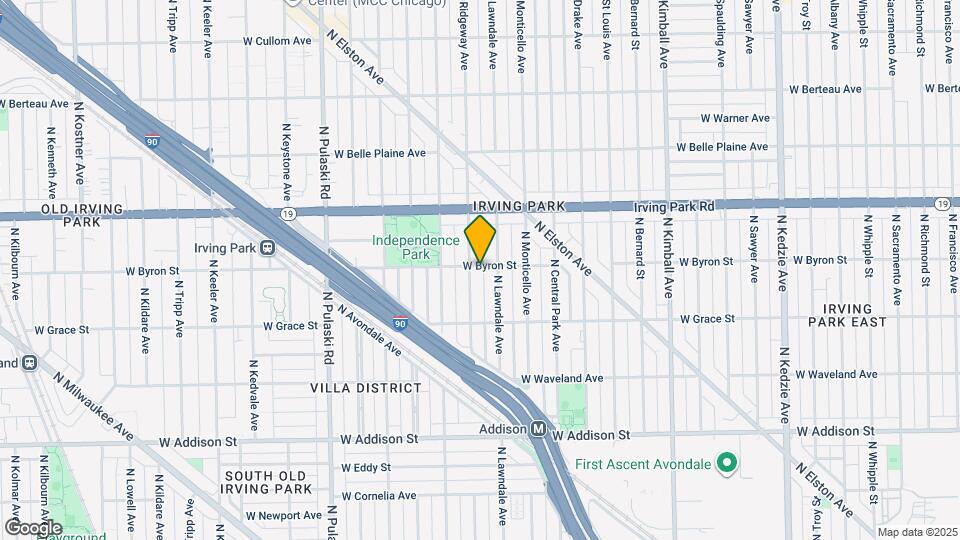 3719 W Byron St Map and Location Details