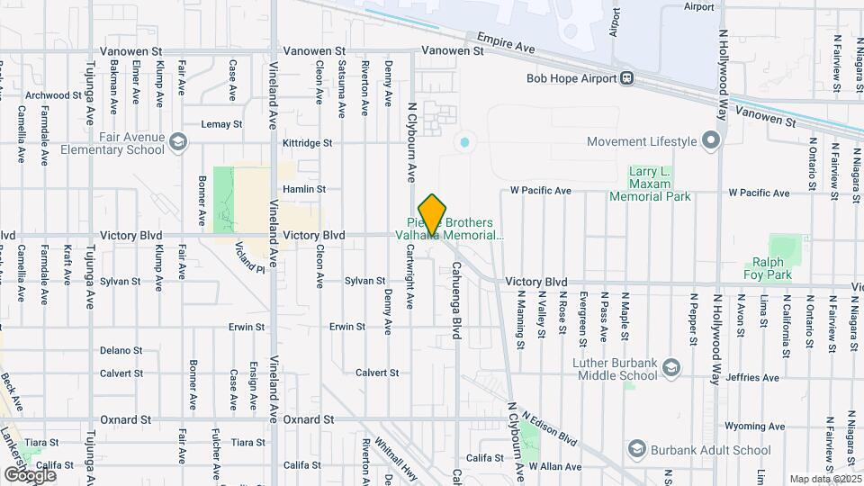10636 Victory Blvd Mapa y Detalles de la Ubicación