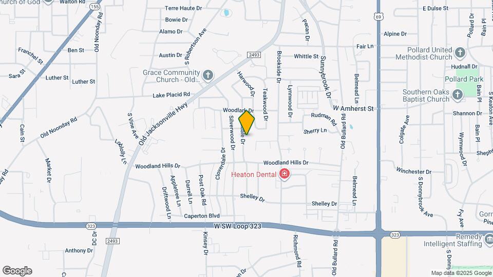 3512 Glendale Dr Map and Location Details