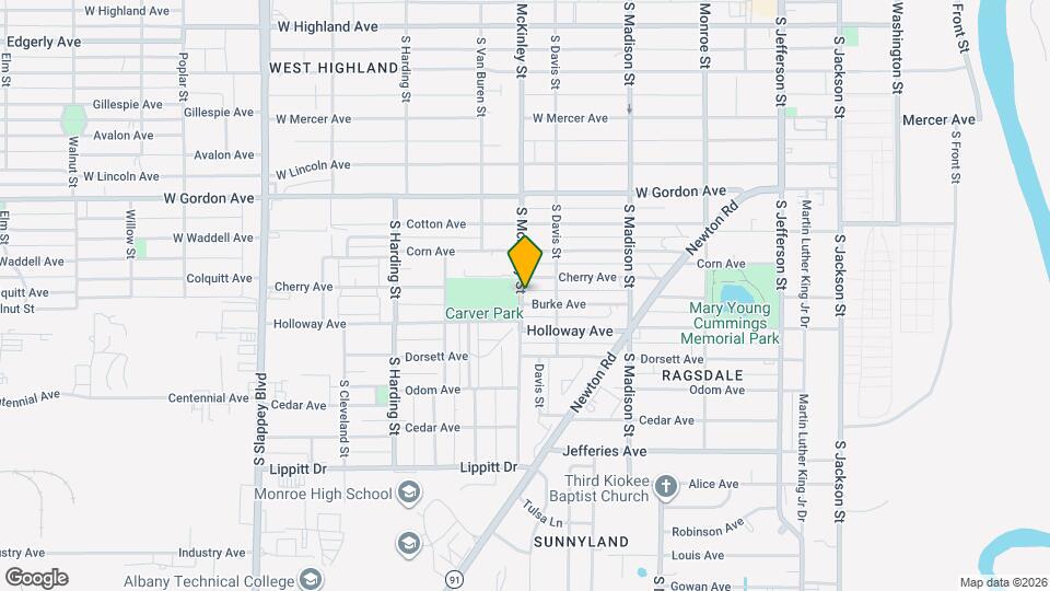 1006 S McKinley St Map and Location Details