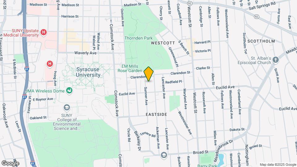 727 Sumner Ave Mapa y Detalles de la Ubicación