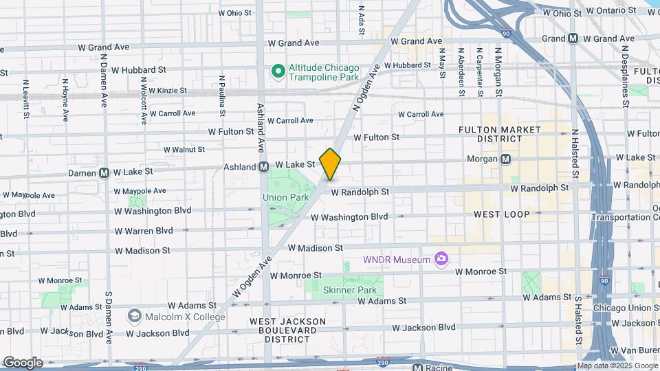 1404 W Randolph St-Unit -1106 Mapa y Detalles de la Ubicación