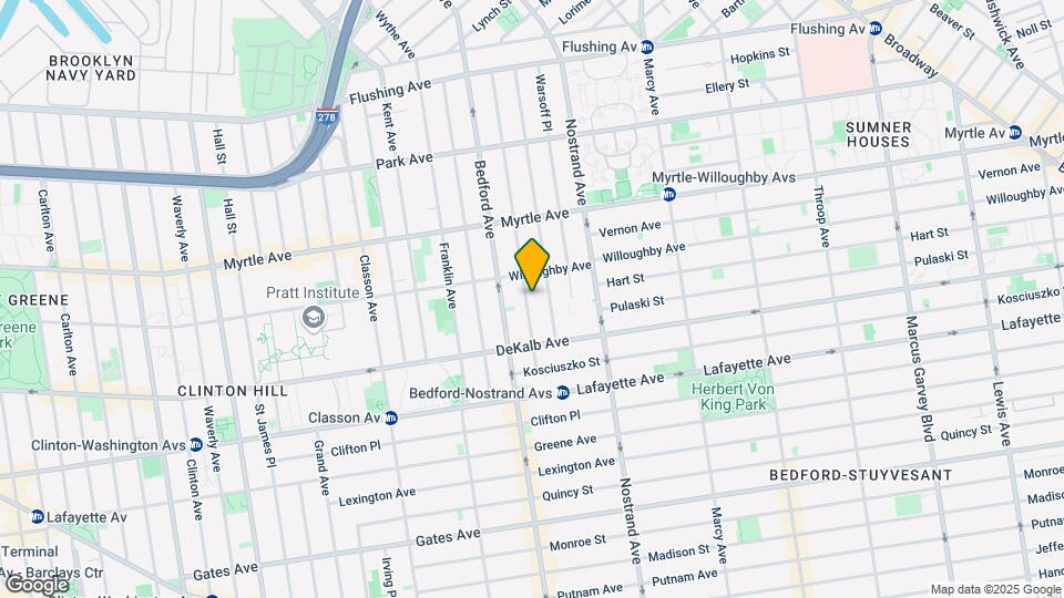 195 Spencer St Mapa y Detalles de la Ubicación
