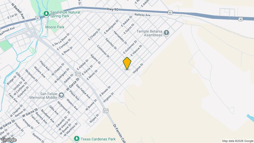 405 E Bowie St Map and Location Details