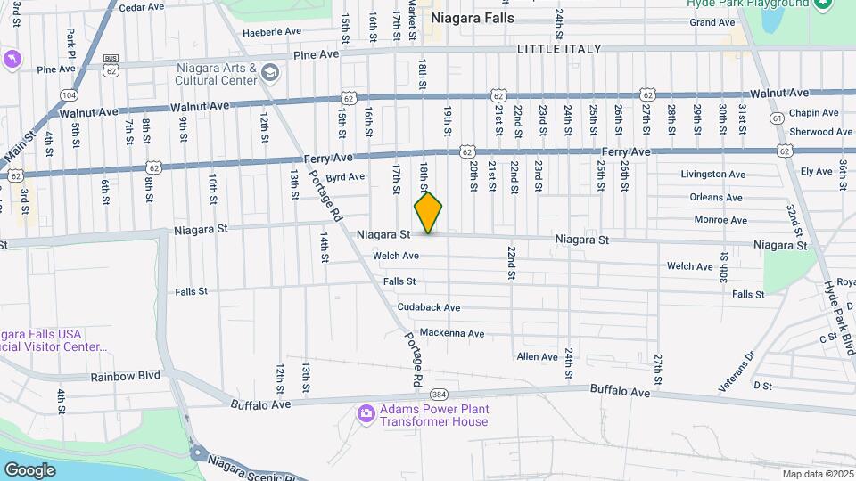 1801 Niagara St Map and Location Details
