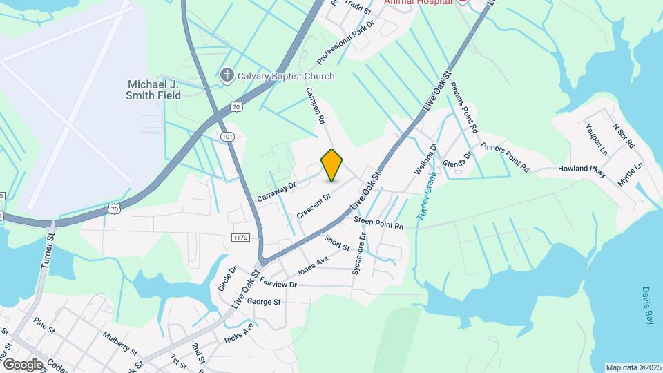 115 Crescent Dr Map and Location Details