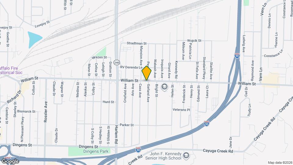 2437 William St, Unit Apt 2 Map and Location Details