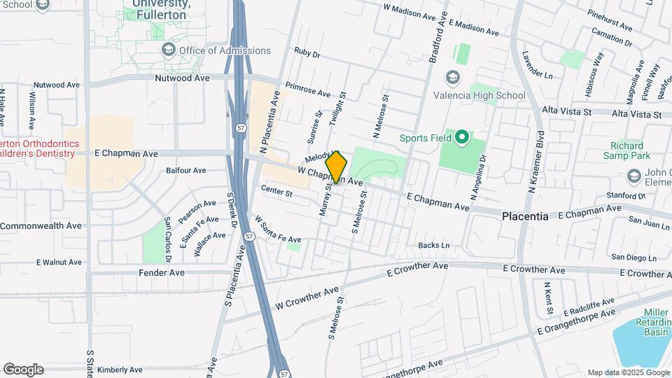 409 Olive St Mapa y Detalles de la Ubicación