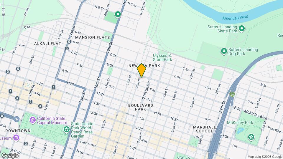 511 20th St Map and Location Details