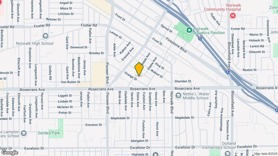 12015 Orange St Map and Location Details