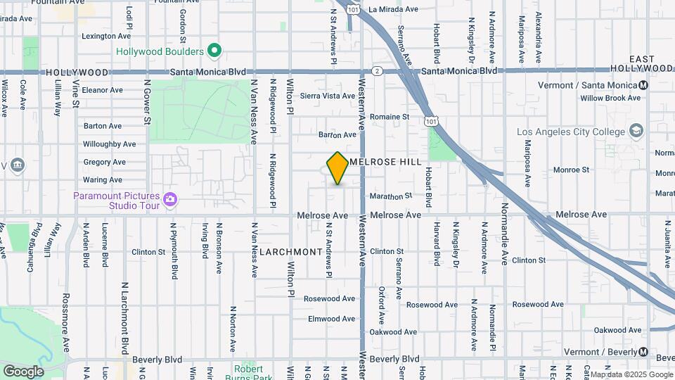 5154 Marathon St, Unit 102 Map and Location Details