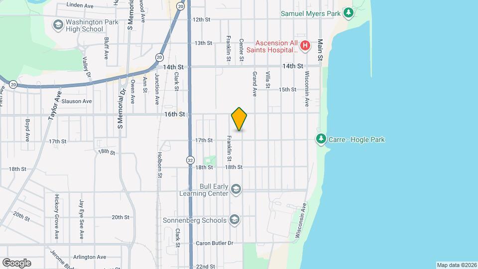 1646 Center St, Unit Lower Mapa y Detalles de la Ubicación