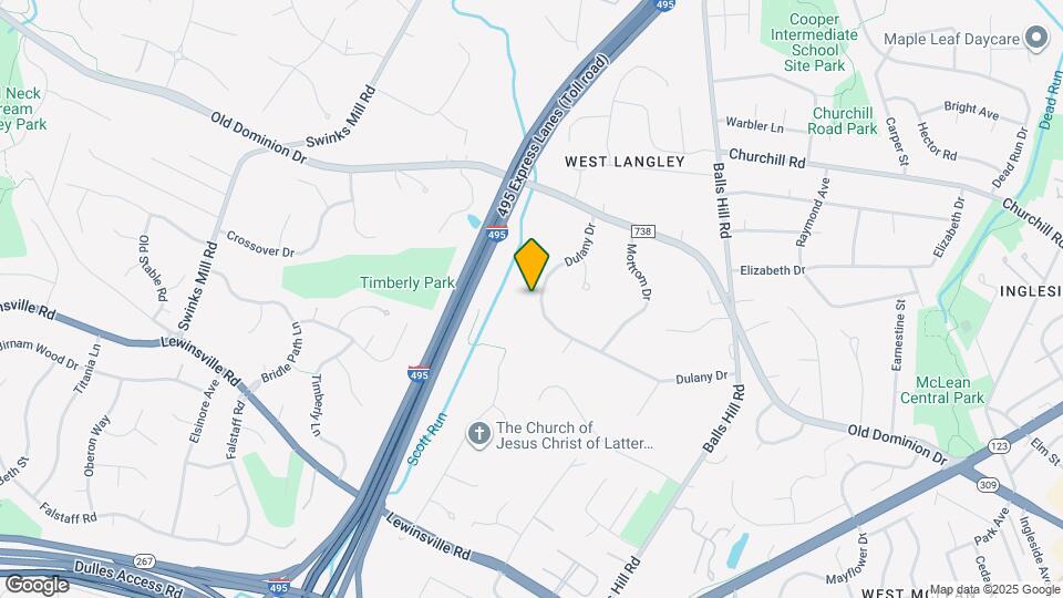 7425 Dulany Dr Map and Location Details