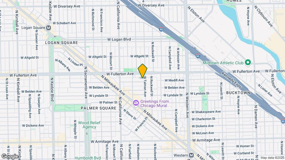 2630 W Medill Ave Map and Location Details