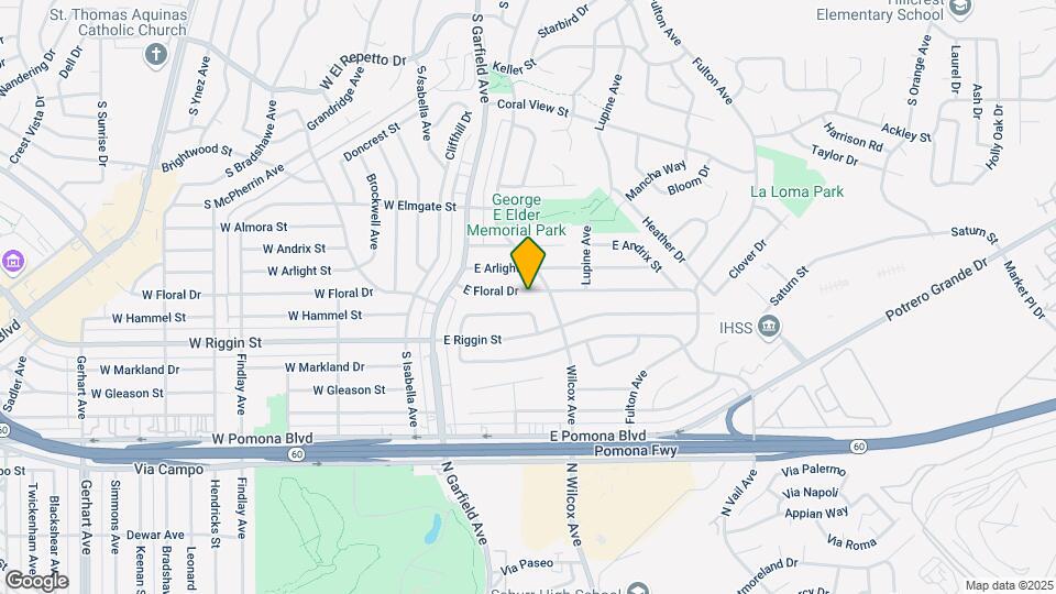 158 E Floral Dr, Unit #C Map and Location Details