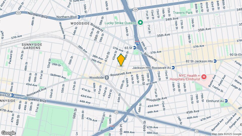 37-80 64th St Mapa y Detalles de la Ubicación