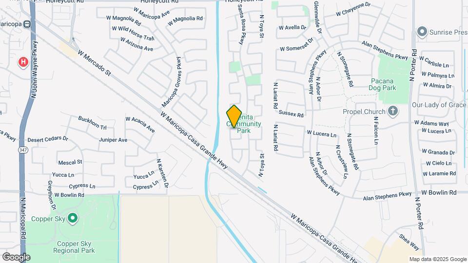 42969 W Elizabeth Ave Map and Location Details