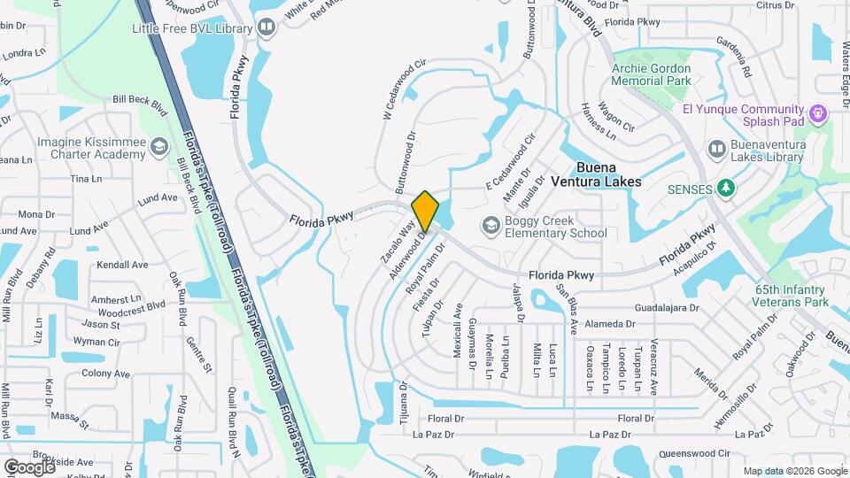 153 Alderwood Dr Mapa y Detalles de la Ubicación