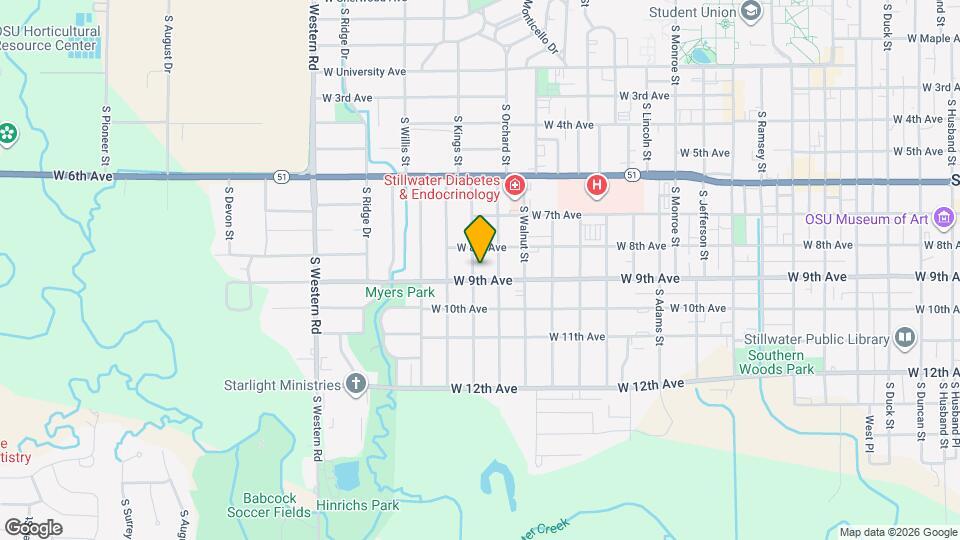 813 S McDonald St Map and Location Details