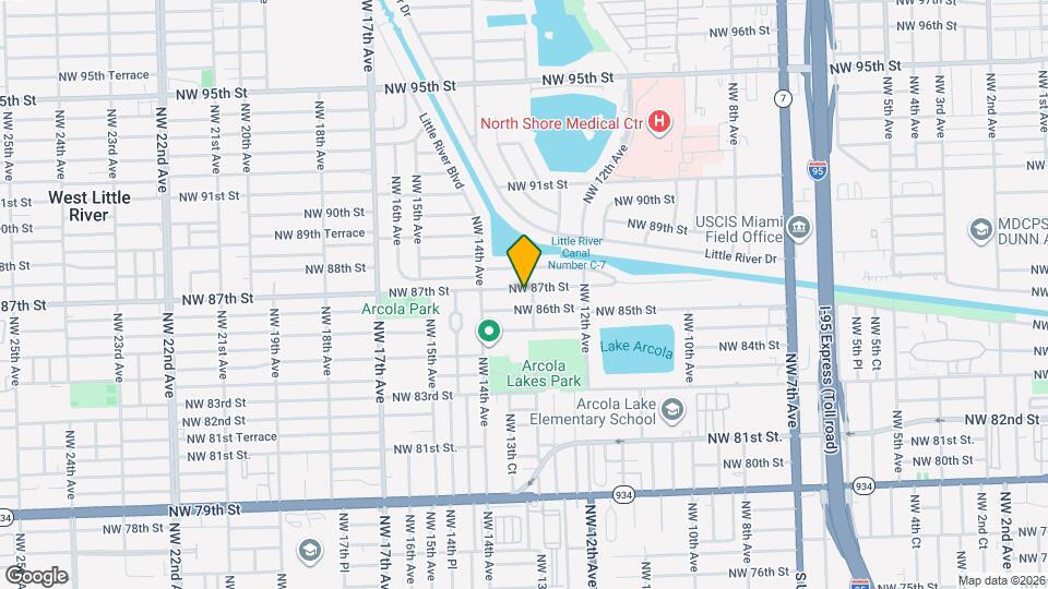 1320 NW 87th St Map and Location Details