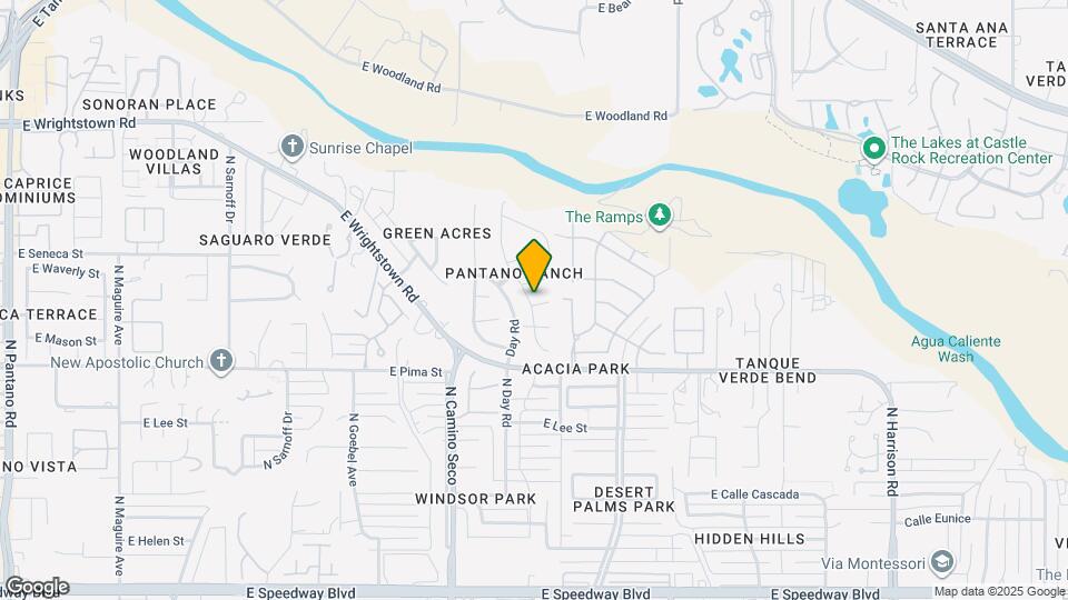 8863 E Desert Lavender Pl Map and Location Details