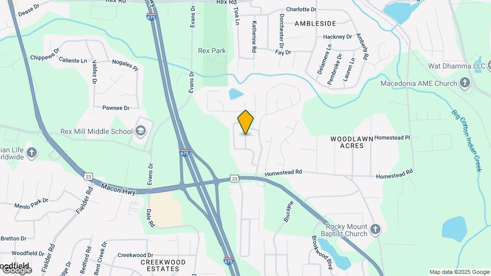 6204 Ellenwood Dr Mapa y Detalles de la Ubicación