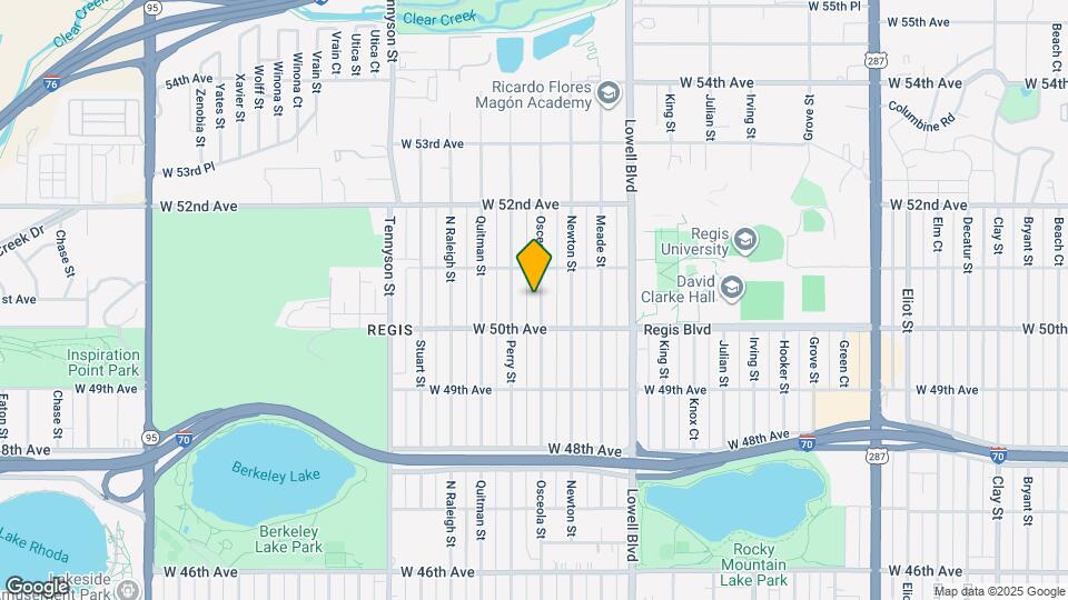 5045 Osceola St Map and Location Details