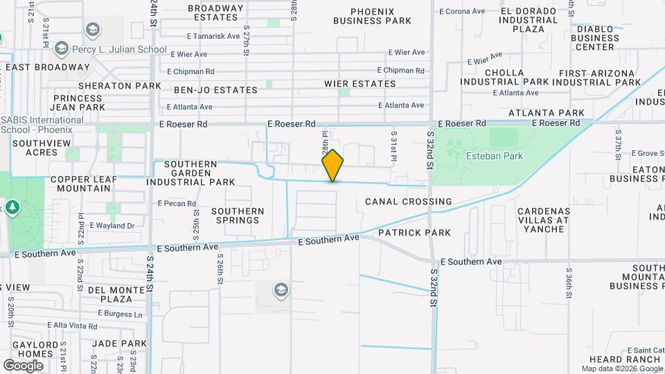 2930 E Sunland Ave Map and Location Details
