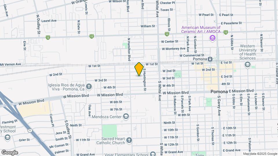 1041-1043 W 3rd St Mapa y Detalles de la Ubicación
