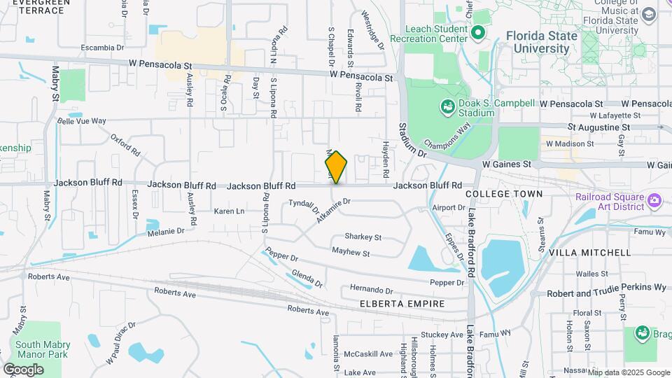 1735 Jackson Bluff Rd Map and Location Details