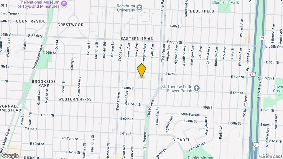 5716 Virginia Ave Map and Location Details