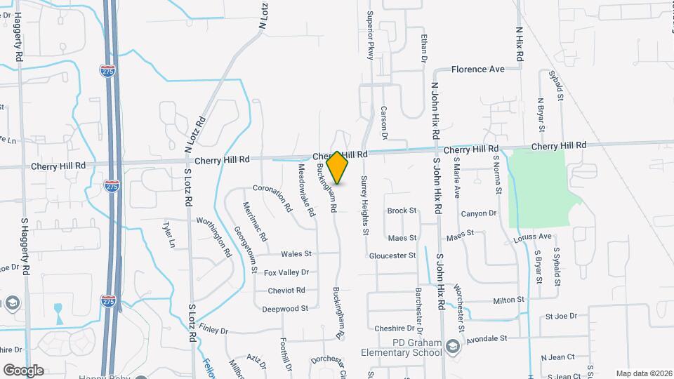 301 Buckingham Rd Map and Location Details