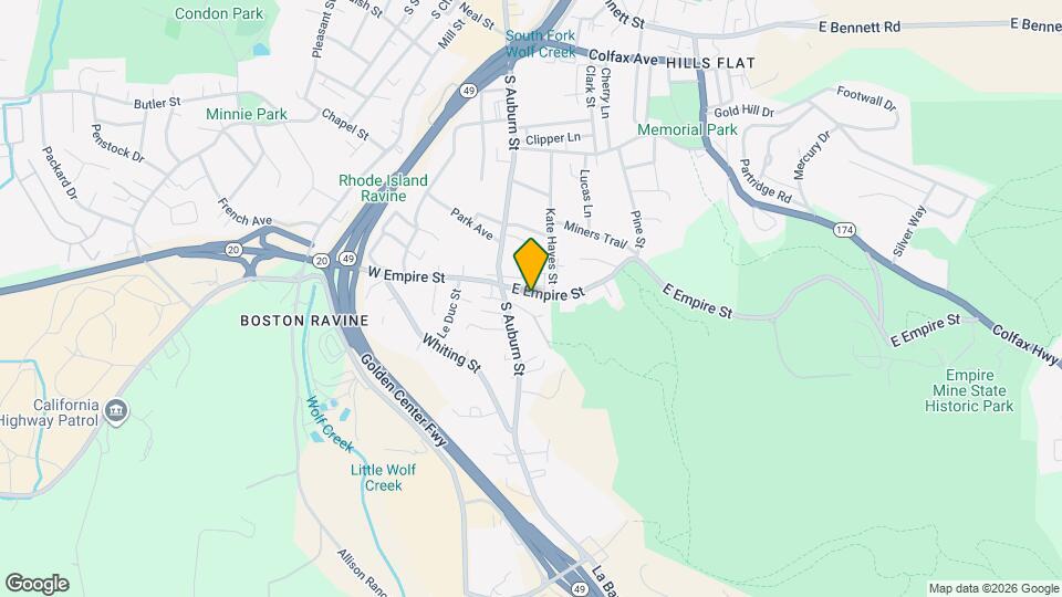 117 E Empire St Map and Location Details