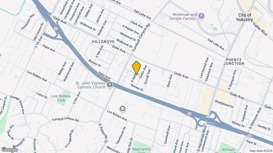1208 S Nantes Ave Map and Location Details