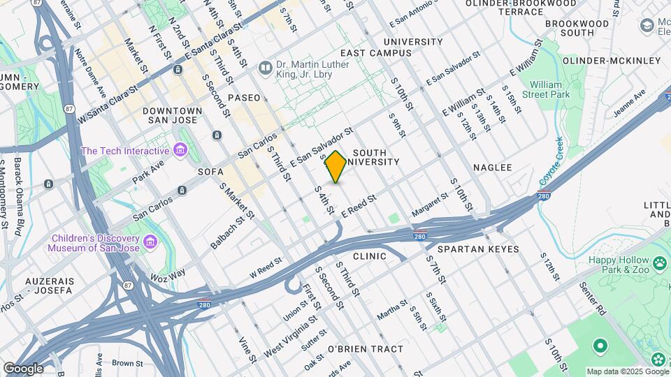 521 S 5th St Map and Location Details