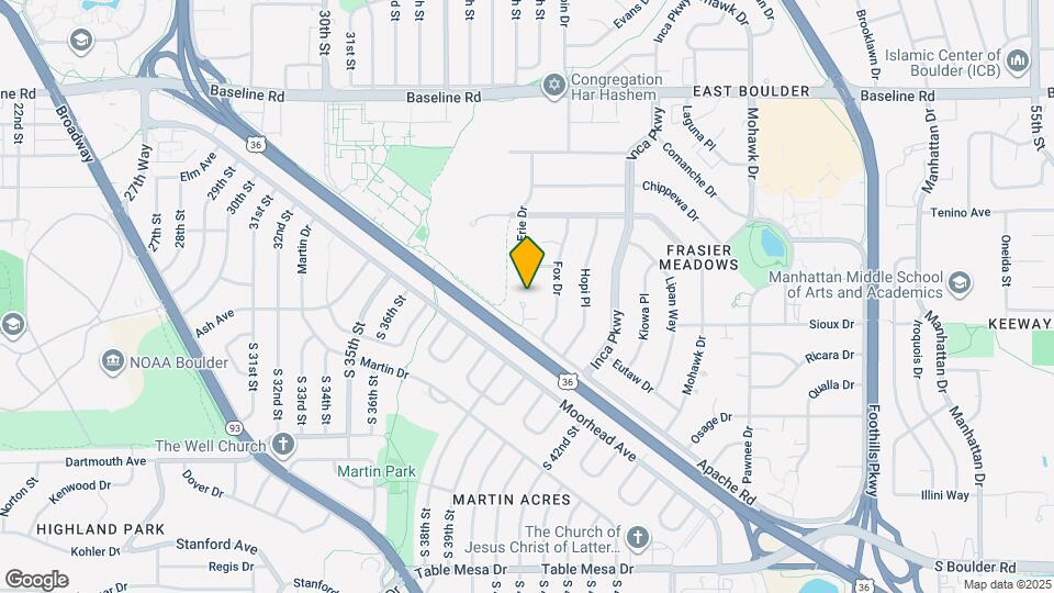 3865 Apache Ct W Map and Location Details