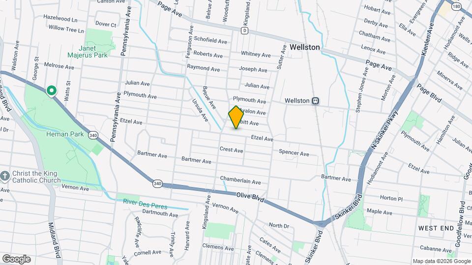 6619 Etzel Ave Map and Location Details