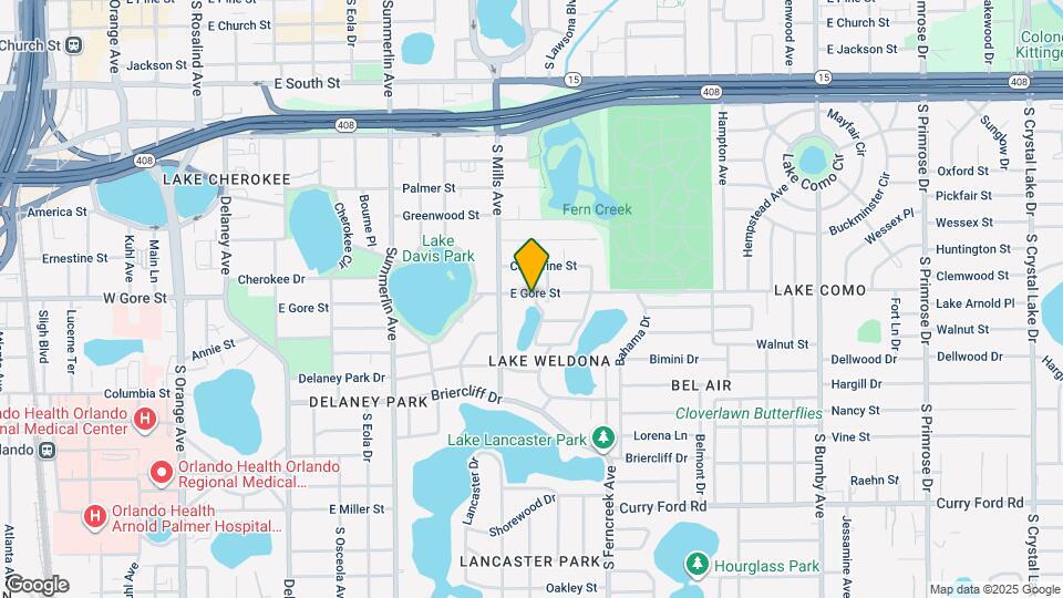 1304 E Gore St Map and Location Details