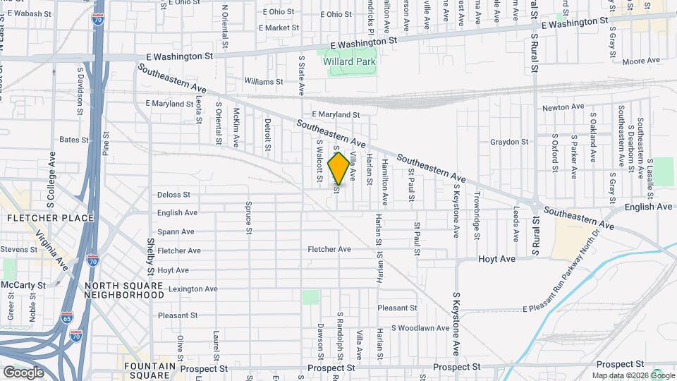 403 S Randolph St Map and Location Details