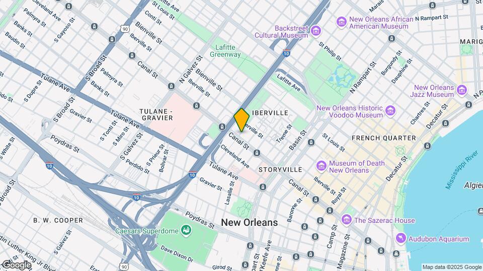 1535 Canal St Map and Location Details