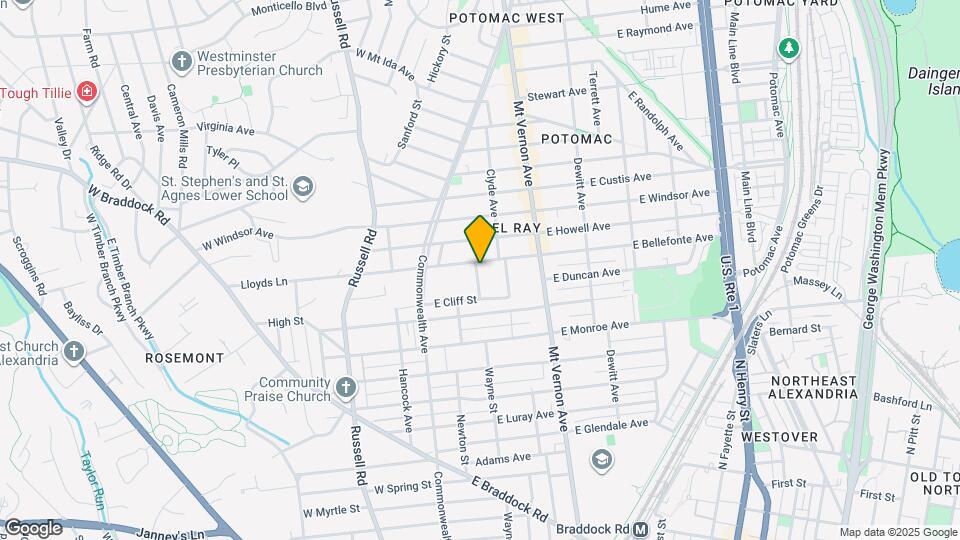 1759 N Cliff St Map and Location Details