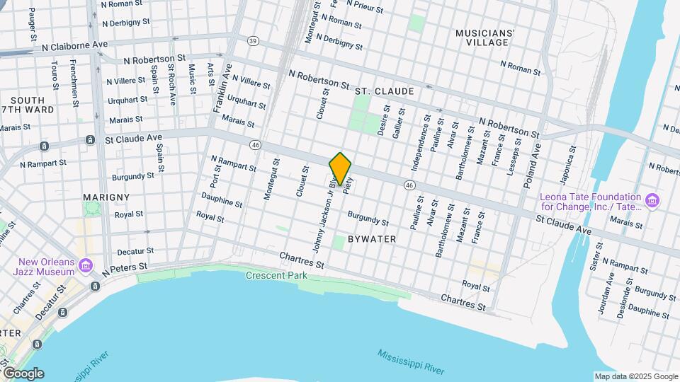 3223 St Claude St Map and Location Details
