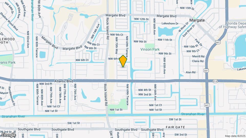 6945 NW 5th Ct Map and Location Details