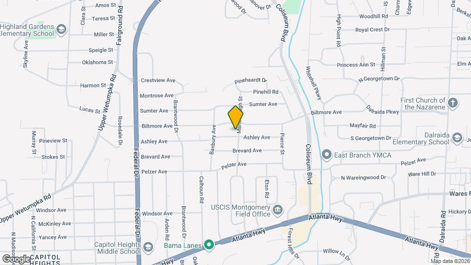 2941 Ashley Ave Map and Location Details