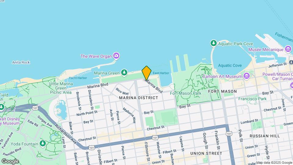 209 Marina Blvd Mapa y Detalles de la Ubicación