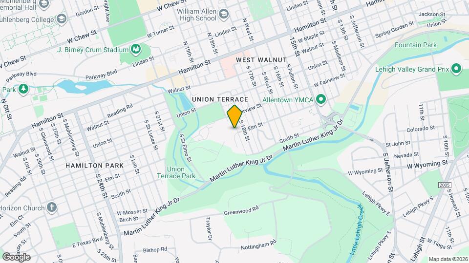 340 S St George St Map and Location Details